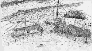 Artist's impression of transmitter site